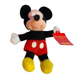 Vintage Disney Kellogg’s Mickey Walt Disney World Mickey Mouse Small Stuffed Ani